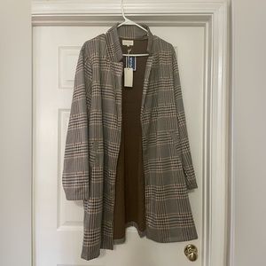 Lightweight Plaid coat Size 2x